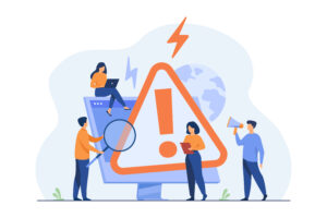 <a href="https://www.freepik.com/free-vector/tiny-people-examining-operating-system-error-warning-web-page-isolated-flat-illustration_11235921.htm#query=attention&position=6&from_view=search&track=robertav1_2_sidr">Image by pch.vector</a> on Freepik